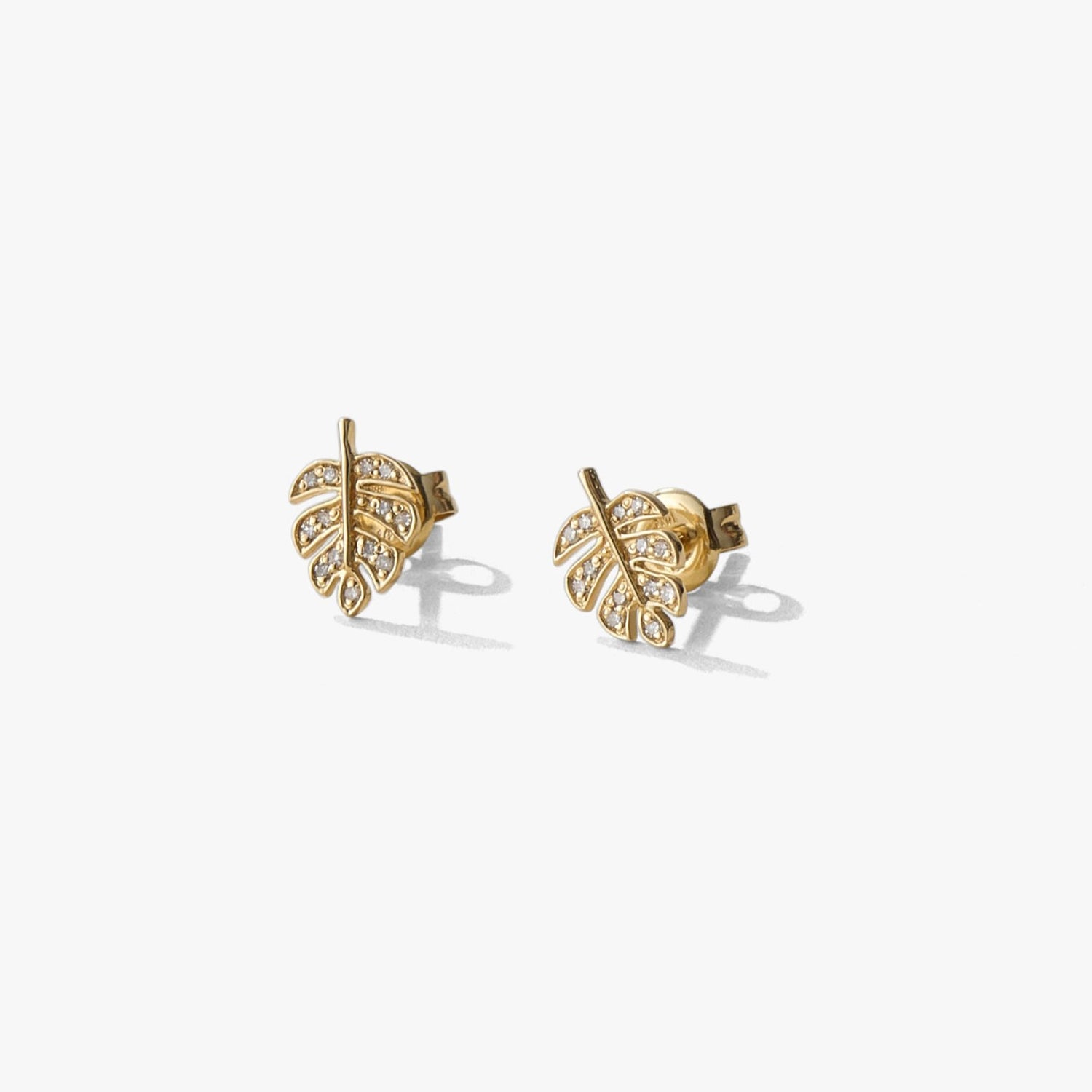 Monstera Leaf Earrings