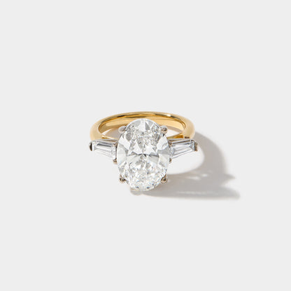 Lab Grown Oval Engagement Ring