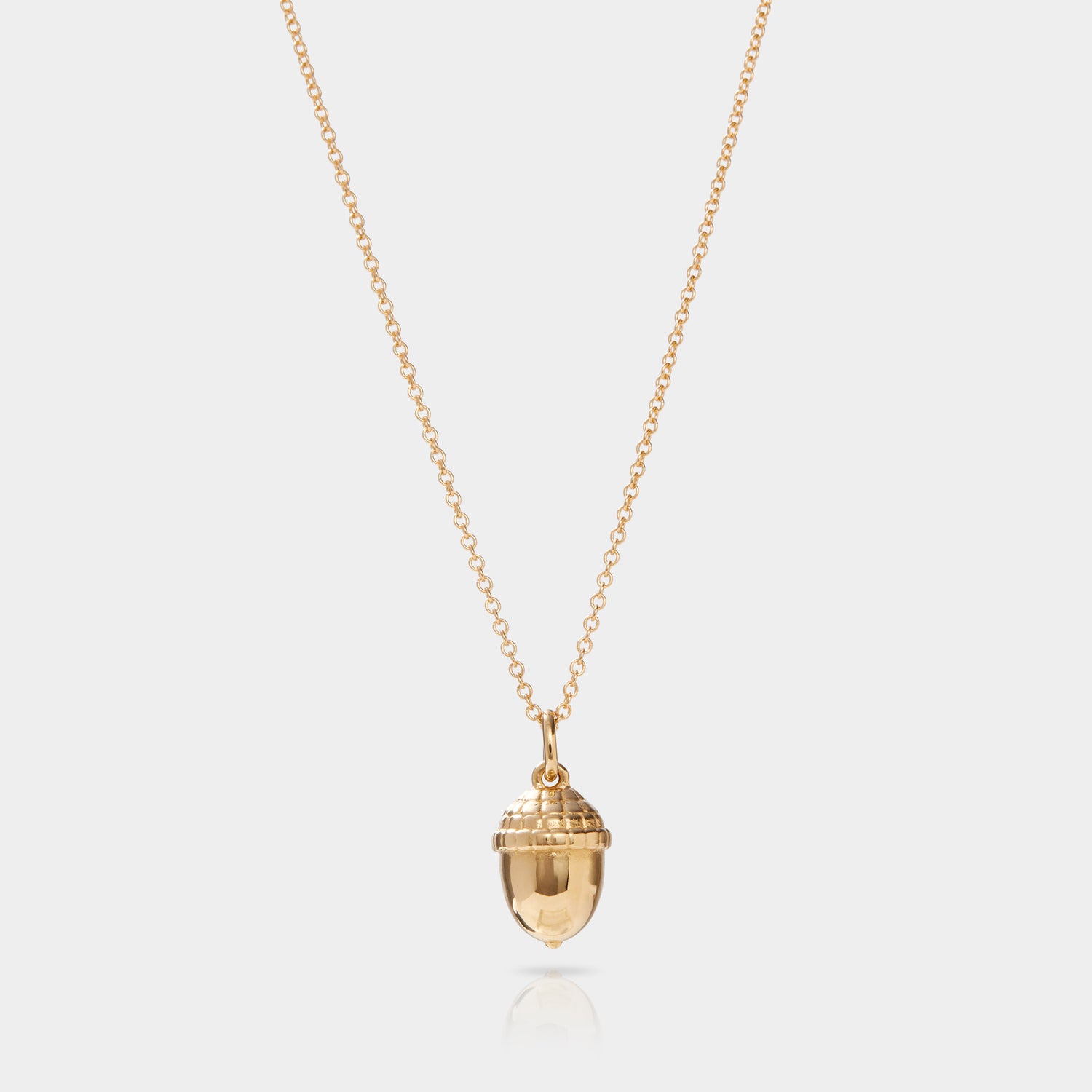 Gold Acorn Necklace 