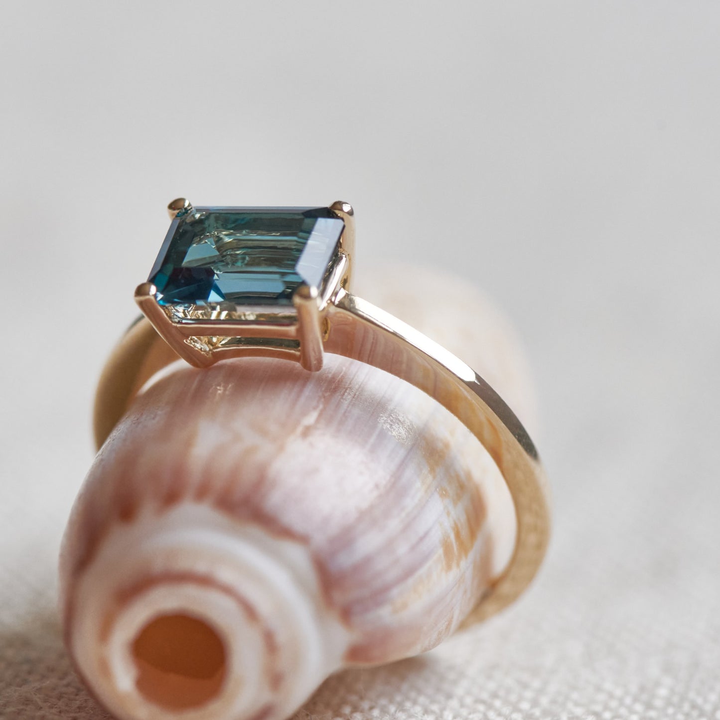 Pleasant Bay Blue Topaz Ring