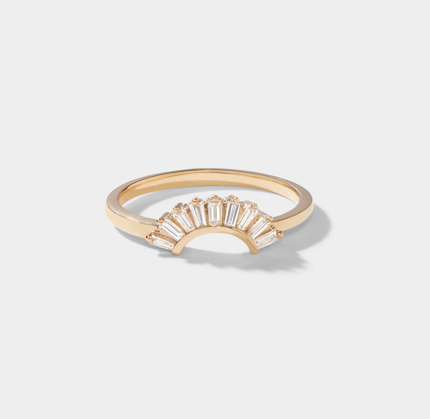 Diamond Arch Band Ring