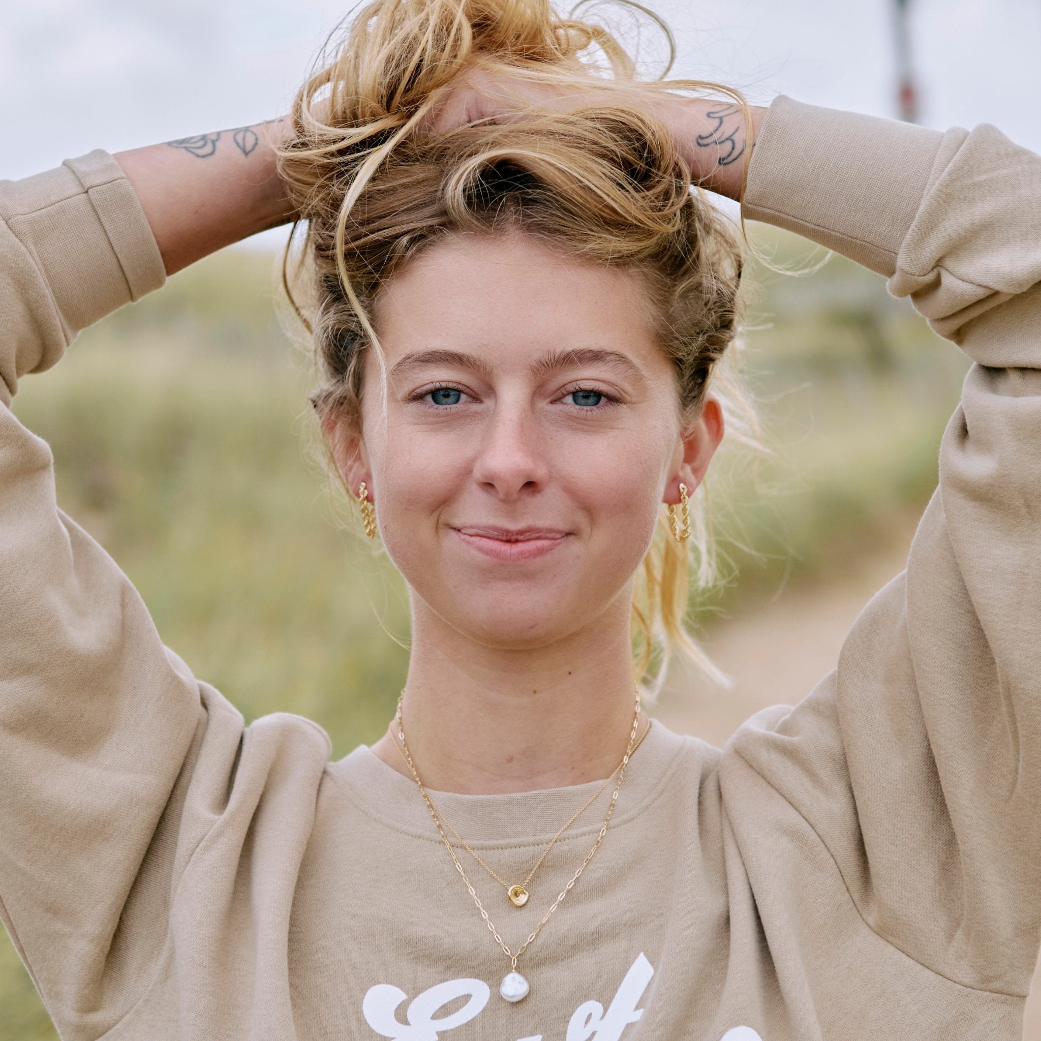 Gold Rope Earrings