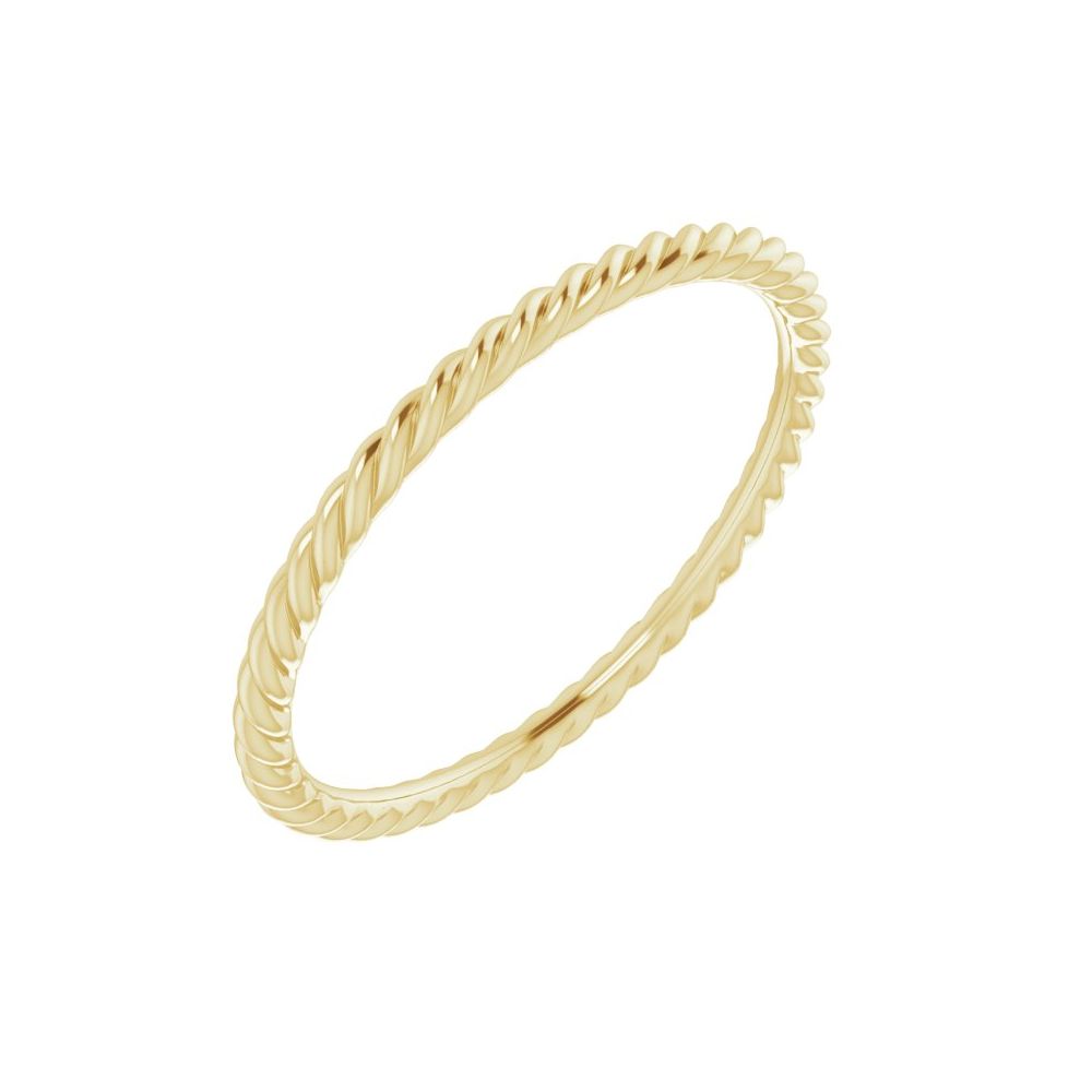 14k Gold Rope Ring