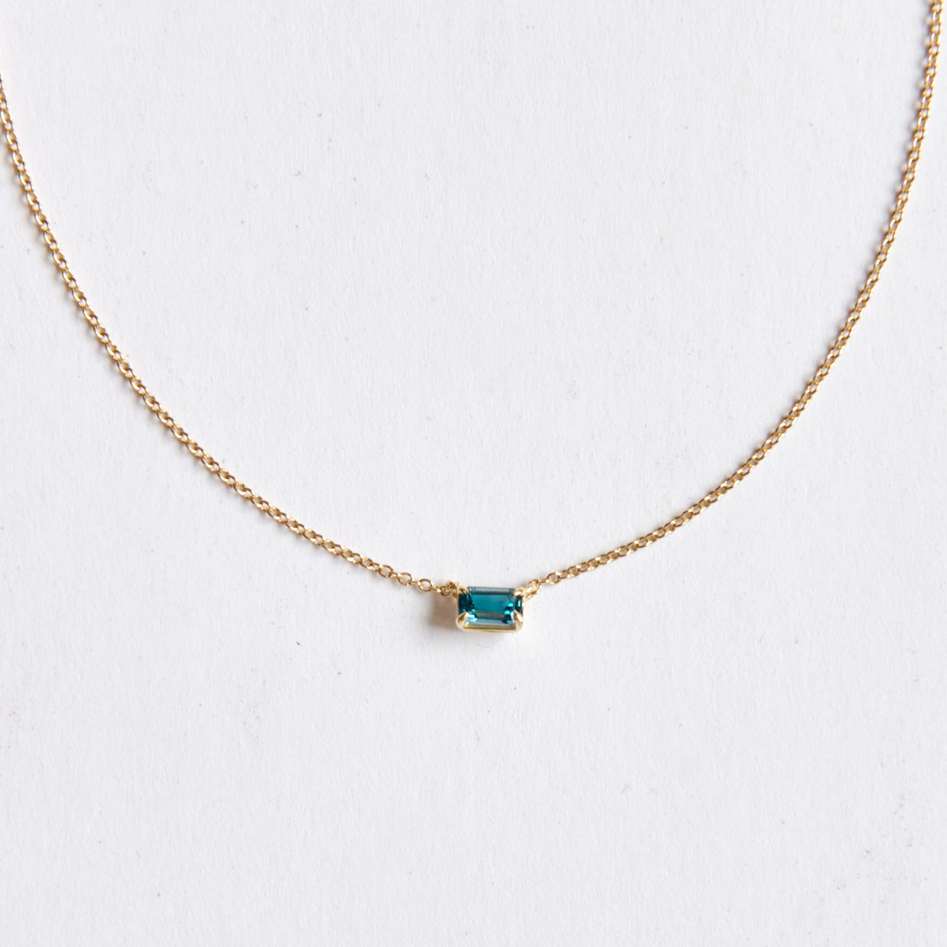 London Blue Topaz Necklace