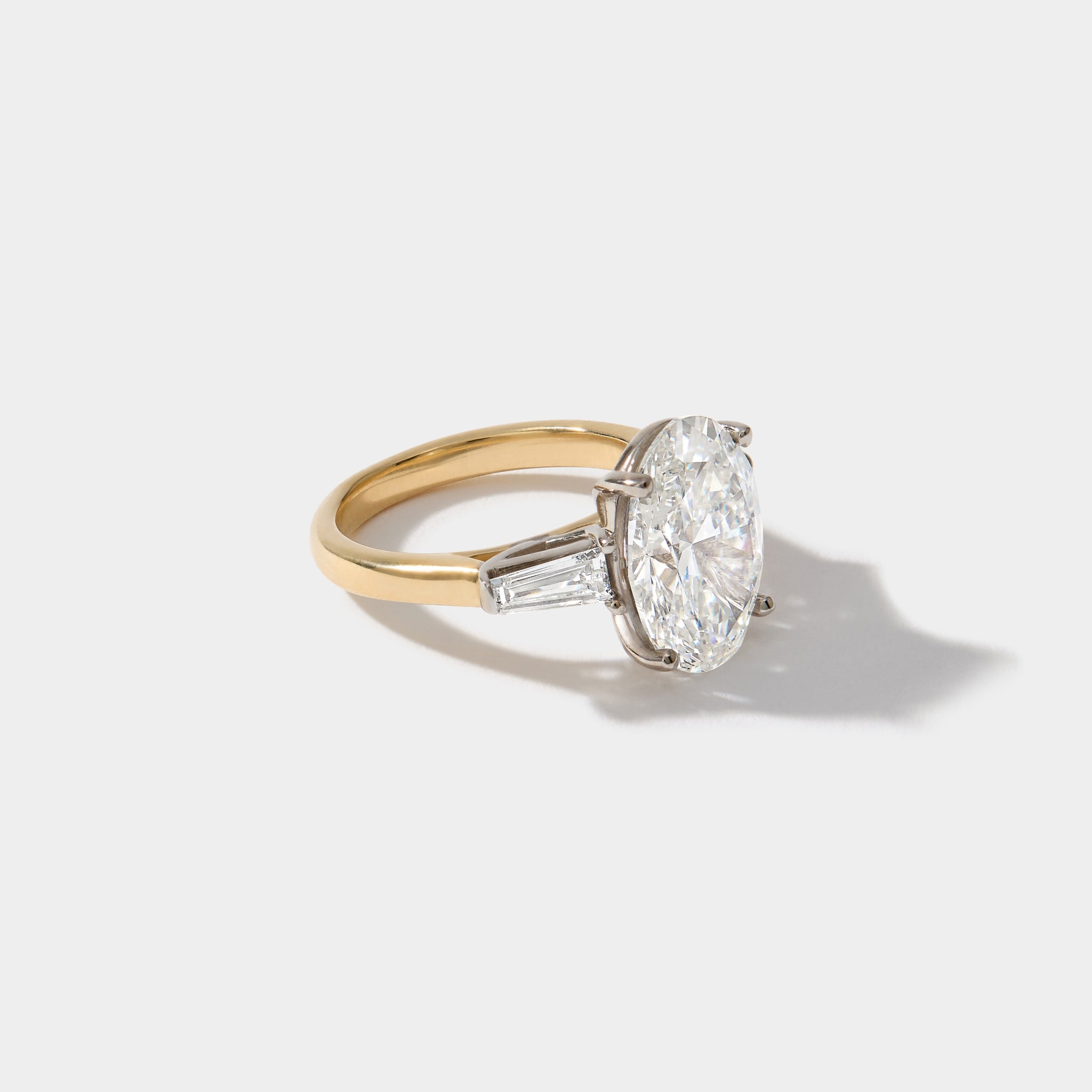 Lab Grown Oval Engagement Ring